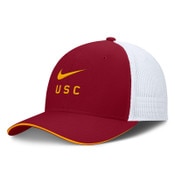 USC Trojans Nike Cardinal Swoosh Structured Trucker Hat with Velcro Closure